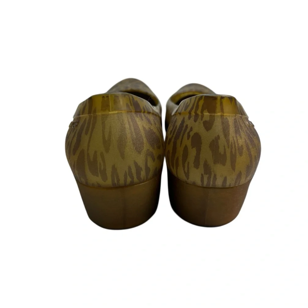 Crocs Carlisa Animal Print Wedge Size Women’s 8 Shoe